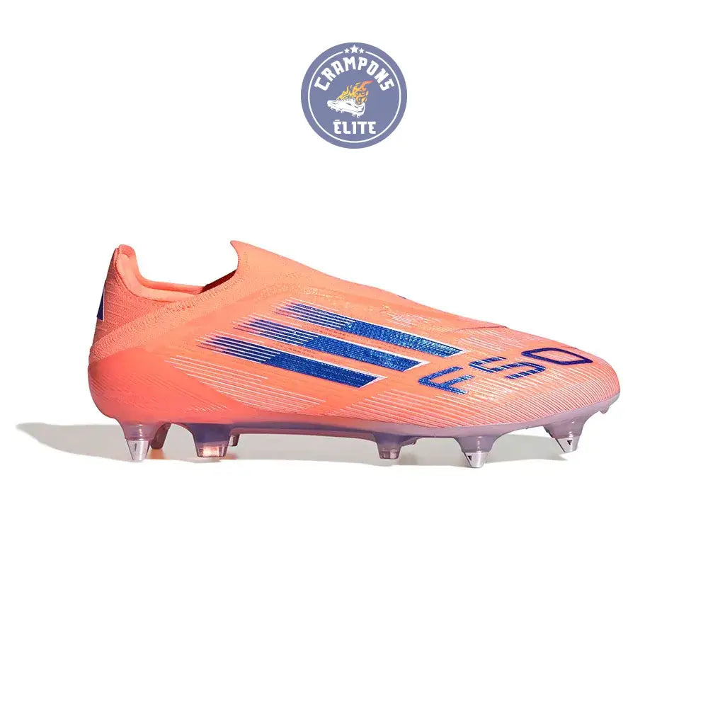 F50 Elite Laceless SG Coral Blaze - Orange/Bleu SG