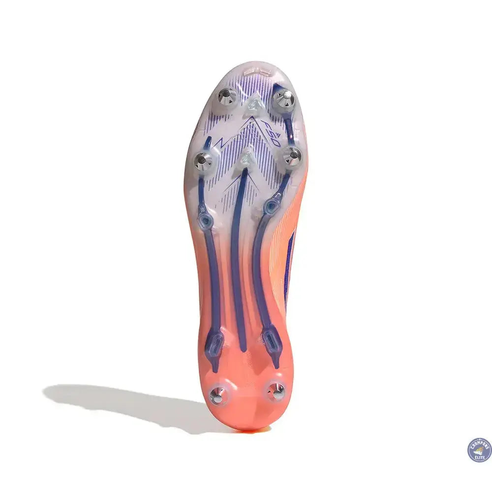 Image of F50 Elite Laceless SG Coral Blaze - Orange/Bleu SG