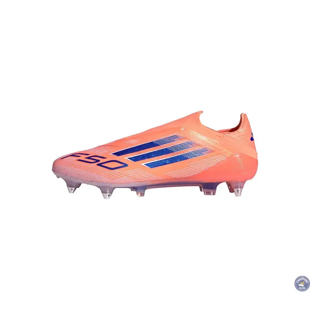Image of F50 Elite Laceless SG Coral Blaze - Orange/Bleu SG