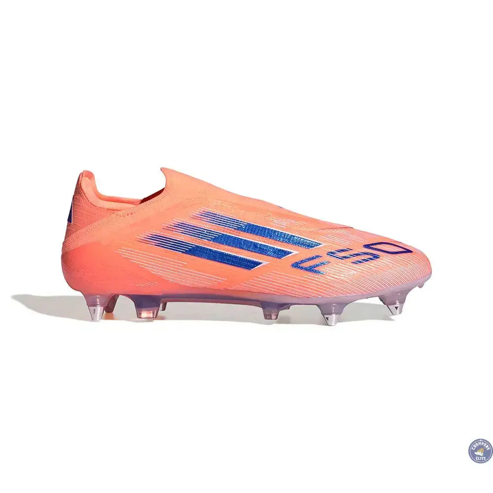 Image of F50 Elite Laceless SG Coral Blaze - Orange/Bleu SG
