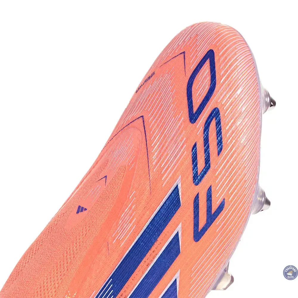 Image of F50 Elite Laceless SG Coral Blaze - Orange/Bleu SG