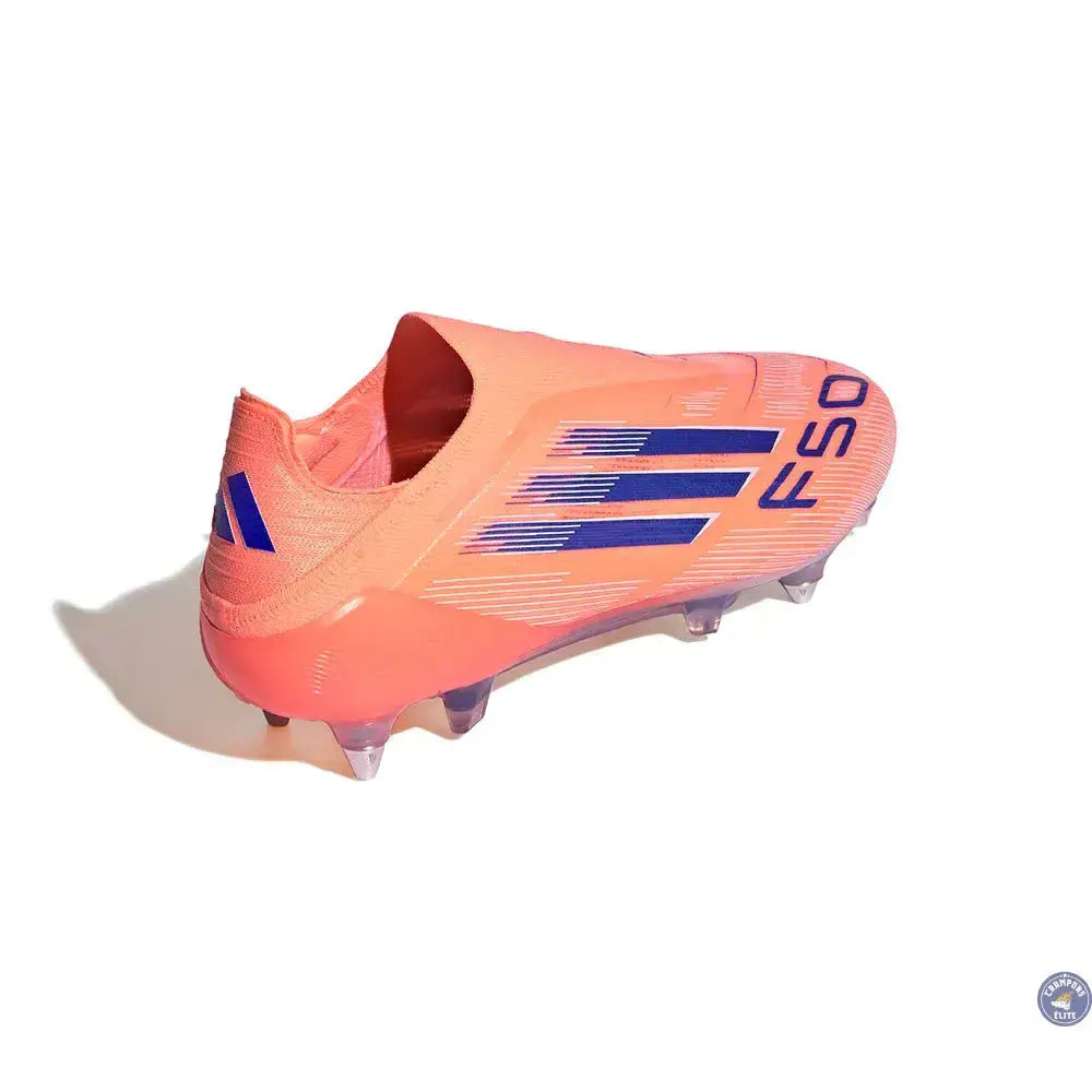 Image of F50 Elite Laceless SG Coral Blaze - Orange/Bleu SG