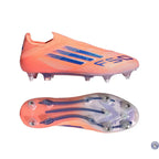 F50 Elite Laceless SG Coral Blaze - Orange/Bleu SG