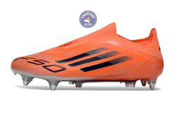 Image of F50 Elite Laceless SG - Orange/Noir