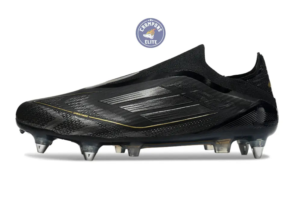 Image of F50 Elite Laceless SG Dark Spark - Noir/Argenté/Doré