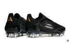 F50 Elite Laceless SG Dark Spark - Noir/Argenté/Doré
