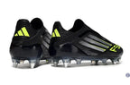 F50 Elite Laceless SG - Noir/Argenté/Jaune Fluo