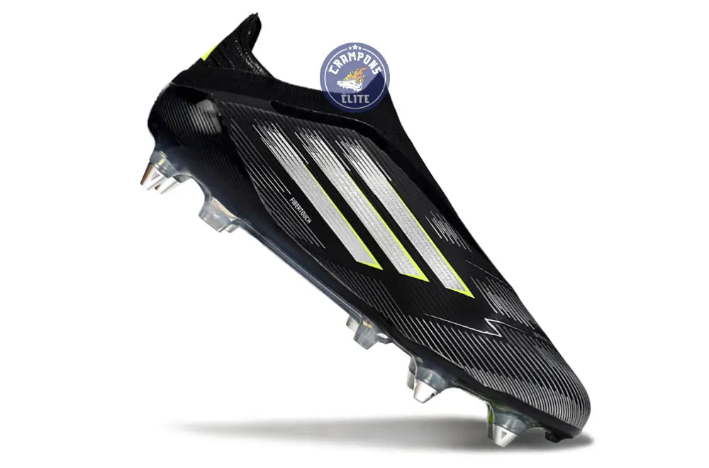 Image of F50 Elite Laceless SG - Noir/Argenté/Jaune Fluo