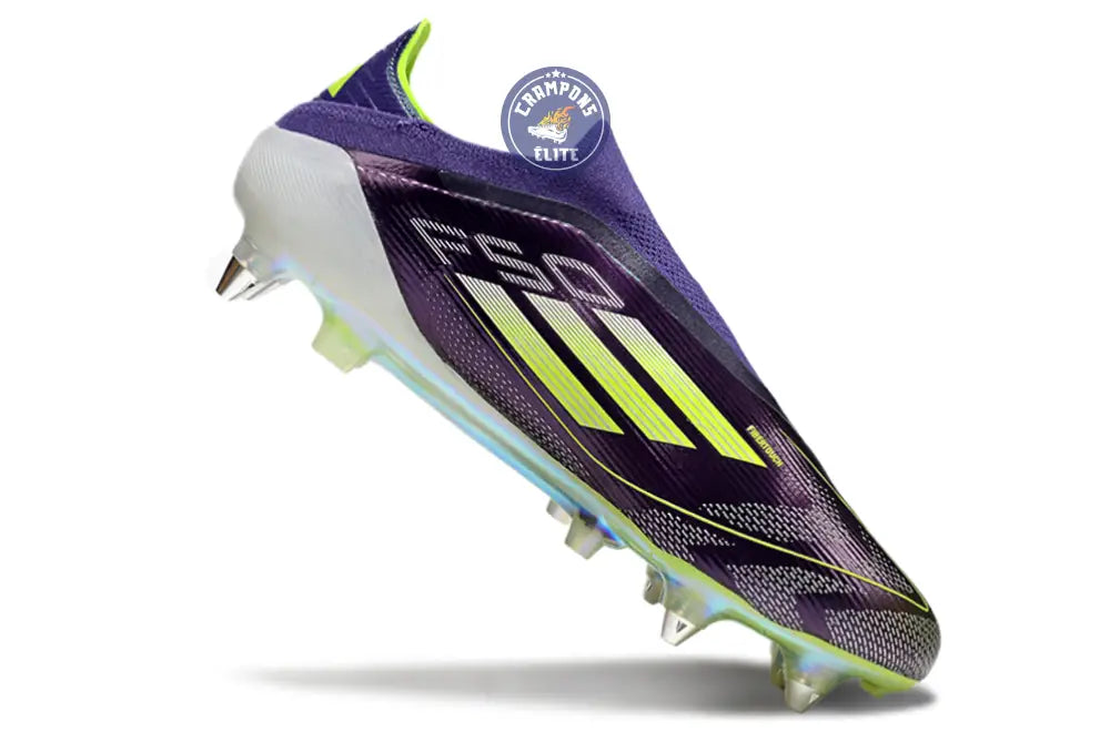 Image of F50 Elite Laceless SG Fast Reborn - Violet/Blanc/Lucid Lemon ÉDITION LIMITÉE
