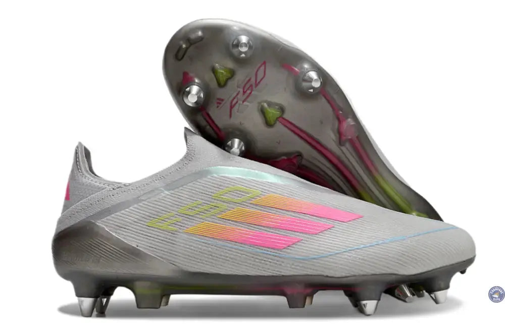 Image of F50 Elite Laceless SG - Gris/Multicolor