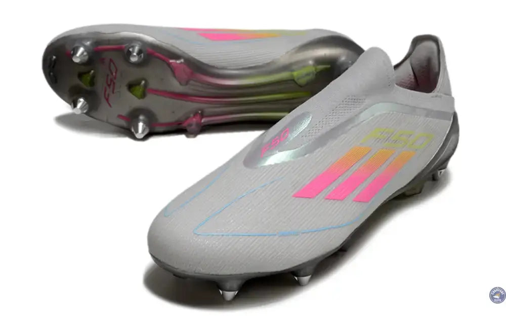 Image of F50 Elite Laceless SG - Gris/Multicolor