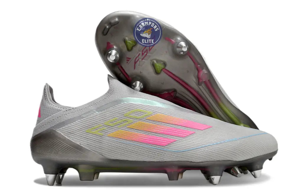 Image of F50 Elite Laceless SG - Gris/Multicolor