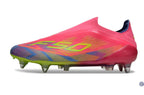F50 Elite Laceless SG Mystic Victory - Rose/Vert/Blue Fusion