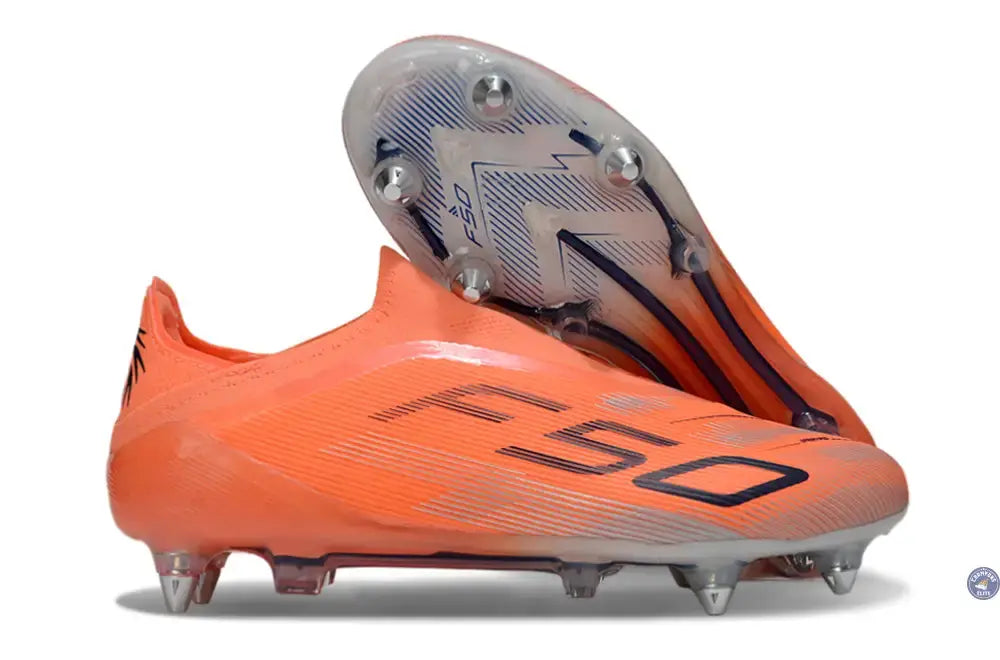 Image of F50 Elite Laceless SG - Orange/Noir/Gris