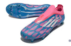 F50 Elite Laceless SG Reemergence - Bleu/Blanc/Rose