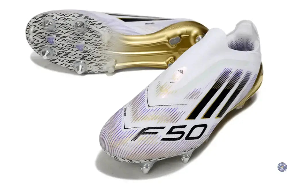 Image of F50 Elite Laceless SG Road to Glory - Blanc/Noir/Doré