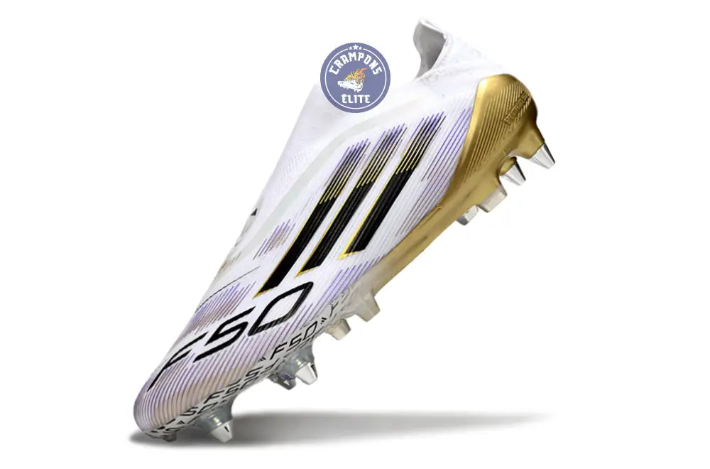 Image of F50 Elite Laceless SG Road to Glory - Blanc/Noir/Doré
