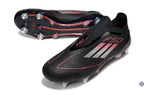 F50 Elite Laceless SG Stealth Victory - Noir/Argenté/Lucid Red
