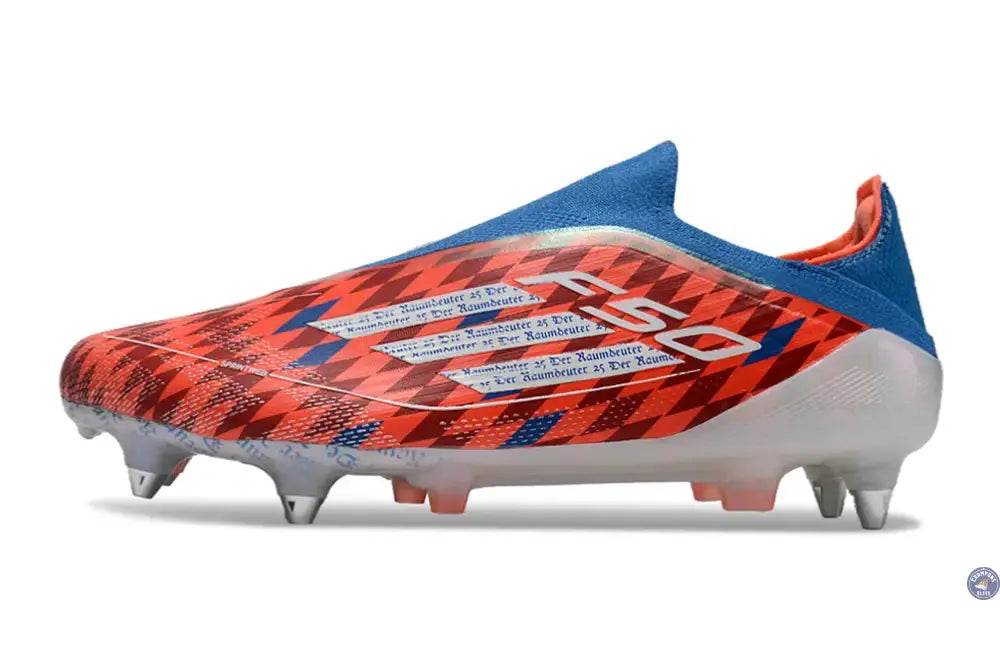 F50 Elite Laceless SG Thomas Müller Raumdeuter - Rouge/Blanc/Bleu ÉDITION LIMITÉE