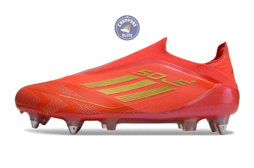 Image of F50 Elite Laceless SG Two Horizons - Rouge/Doré/Rouge ÉDITION LIMITÉE