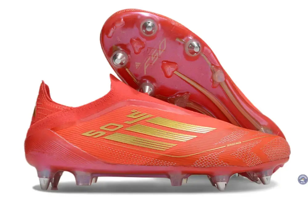 Image of F50 Elite Laceless SG Two Horizons - Rouge/Doré/Rouge ÉDITION LIMITÉE