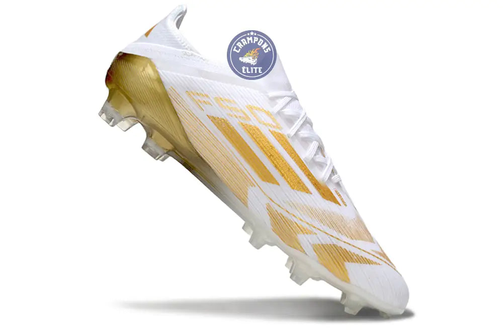 Image of F50 Elite Lacets FG - Blanc/Doré