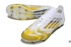 F50 Elite Lacets FG - Blanc/Jaune/Noir
