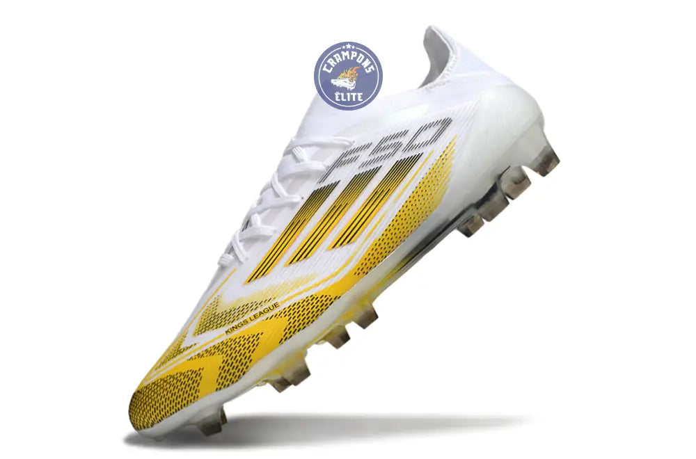 Image of F50 Elite Lacets FG - Blanc/Jaune/Noir
