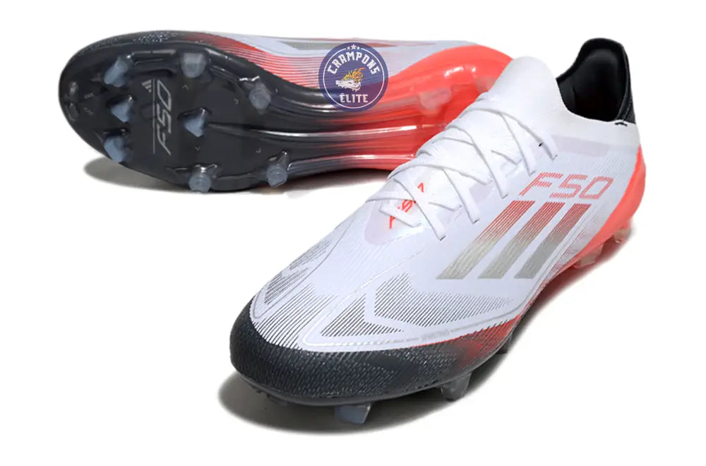 Image of F50 Elite Lacets FG - Blanc/Rouge/Noir