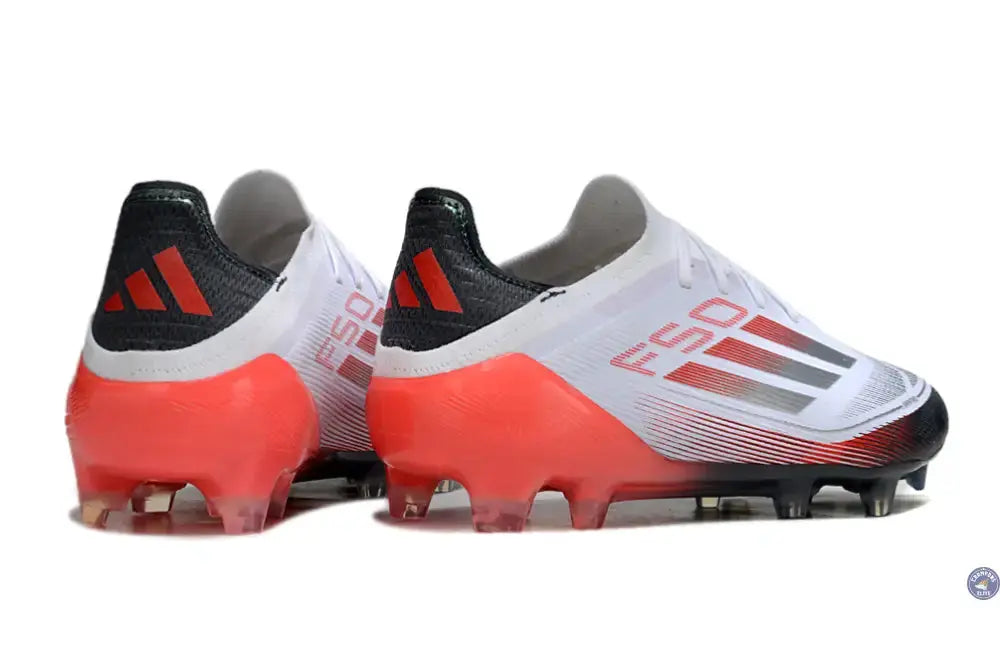 F50 Elite Lacets FG - Blanc/Rouge/Noir