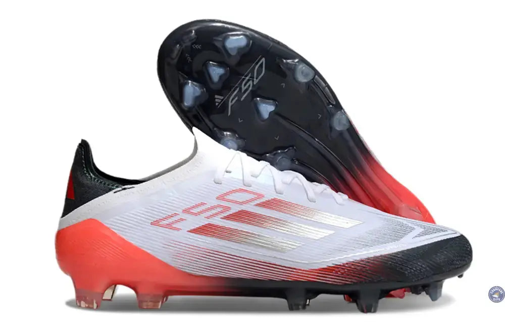Image of F50 Elite Lacets FG - Blanc/Rouge/Noir