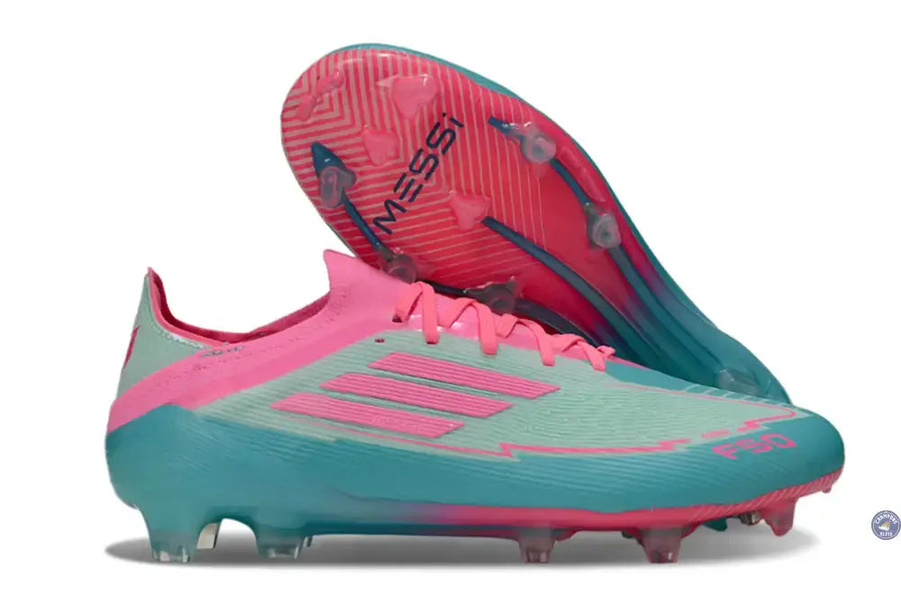 Image of F50 Elite Lacets FG - Bleu Turquoise/Bleu/Rose