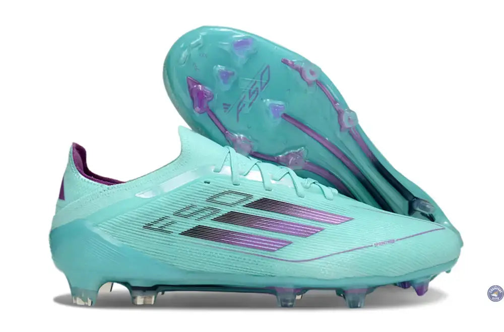 Image of F50 Elite Lacets FG - Bleu Turquoise/Violet