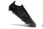 F50 Elite Lacets FG Dark Spark - Noir/Argenté/Doré