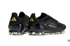 F50 Elite Lacets FG Dark Spark - Noir/Argenté/Doré