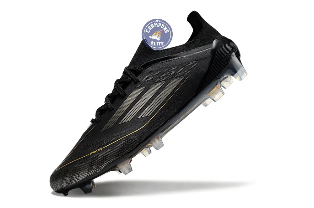 Image of F50 Elite Lacets FG Dark Spark - Noir/Argenté/Doré