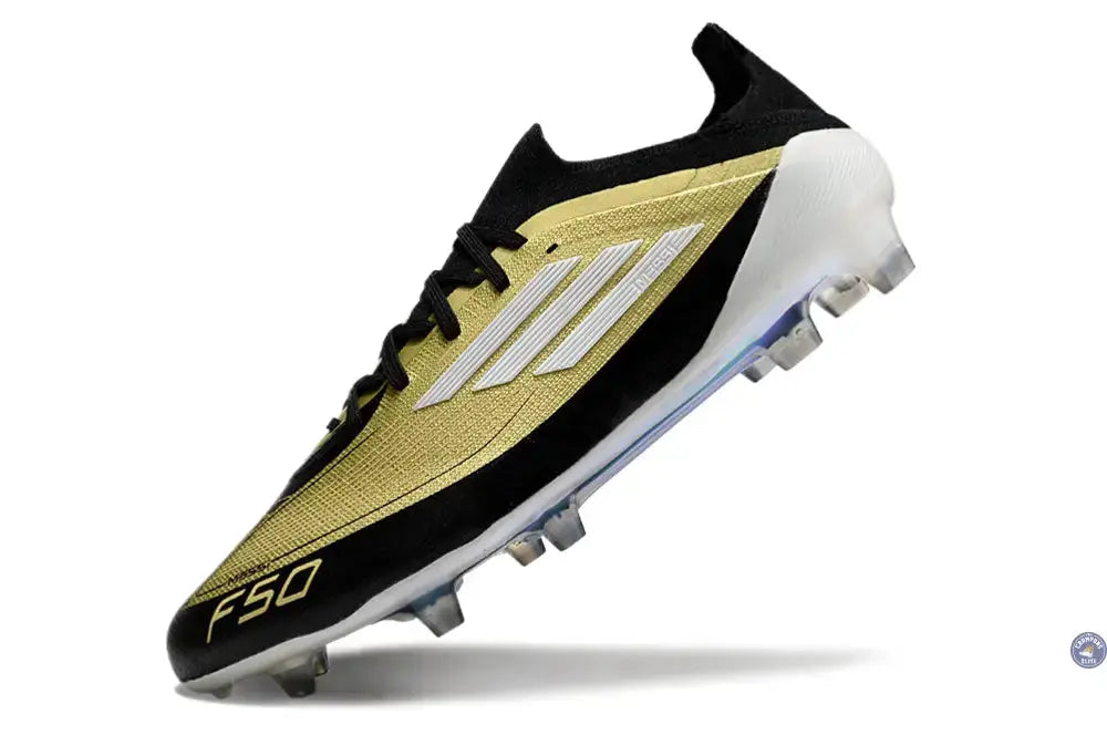 Image of F50 Elite Lacets FG - Doré/Blanc/Noir