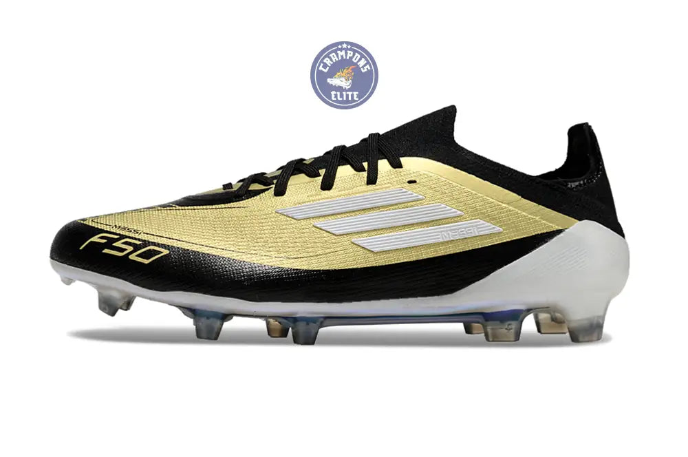 Image of F50 Elite Lacets FG - Doré/Blanc/Noir