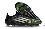F50 Elite Lacets FG - Noir/Argenté/Jaune Fuo