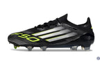 F50 Elite Lacets FG - Noir/Argenté/Jaune Fuo