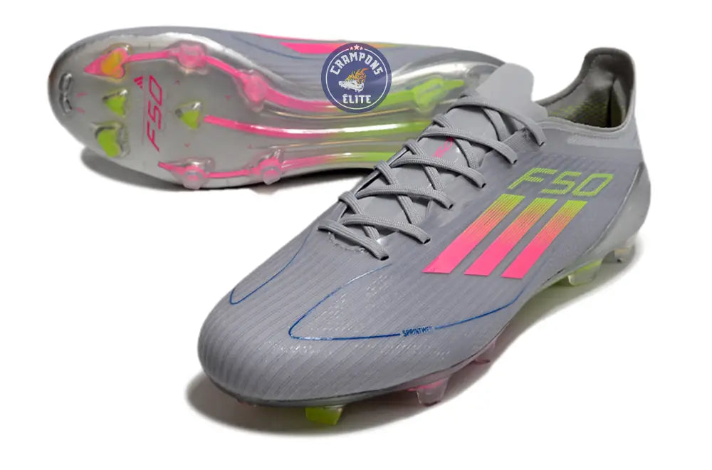Image of F50 Elite Lacets FG - Gris/Multicolor