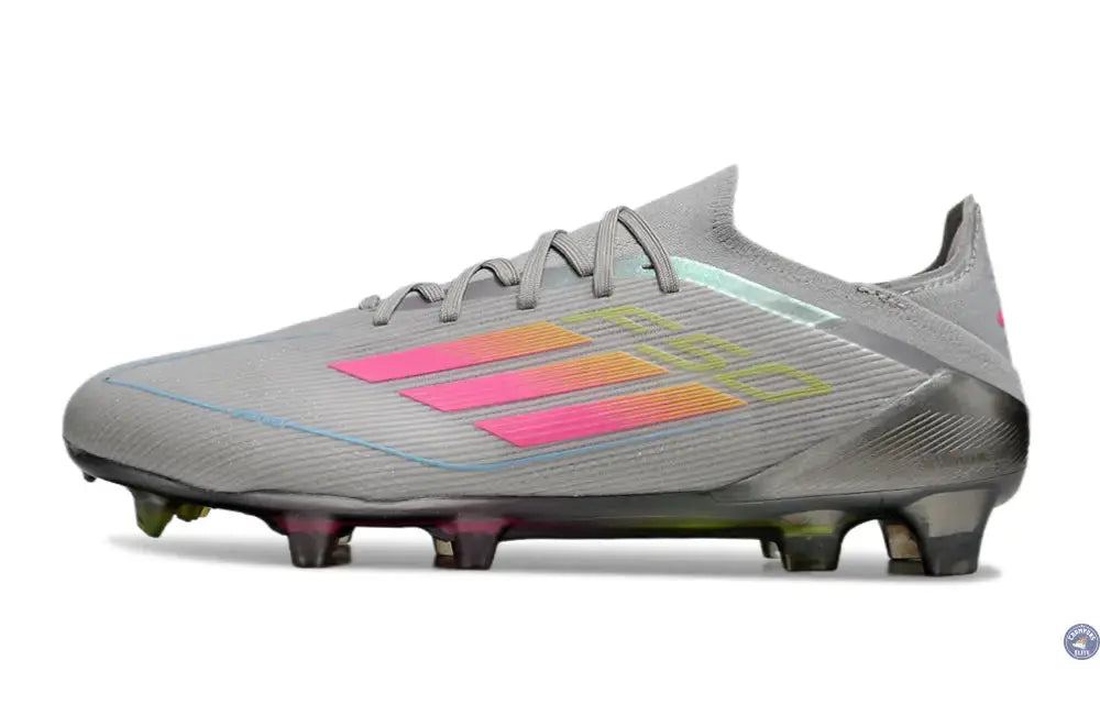 F50 Elite Lacets FG - Gris/Noir/Multicolor