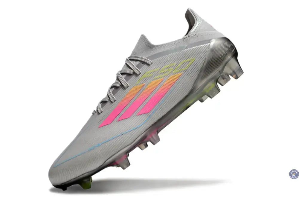 F50 Elite Lacets FG - Gris/Noir/Multicolor