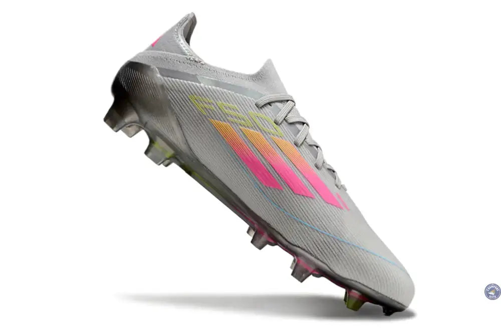 F50 Elite Lacets FG - Gris/Noir/Multicolor