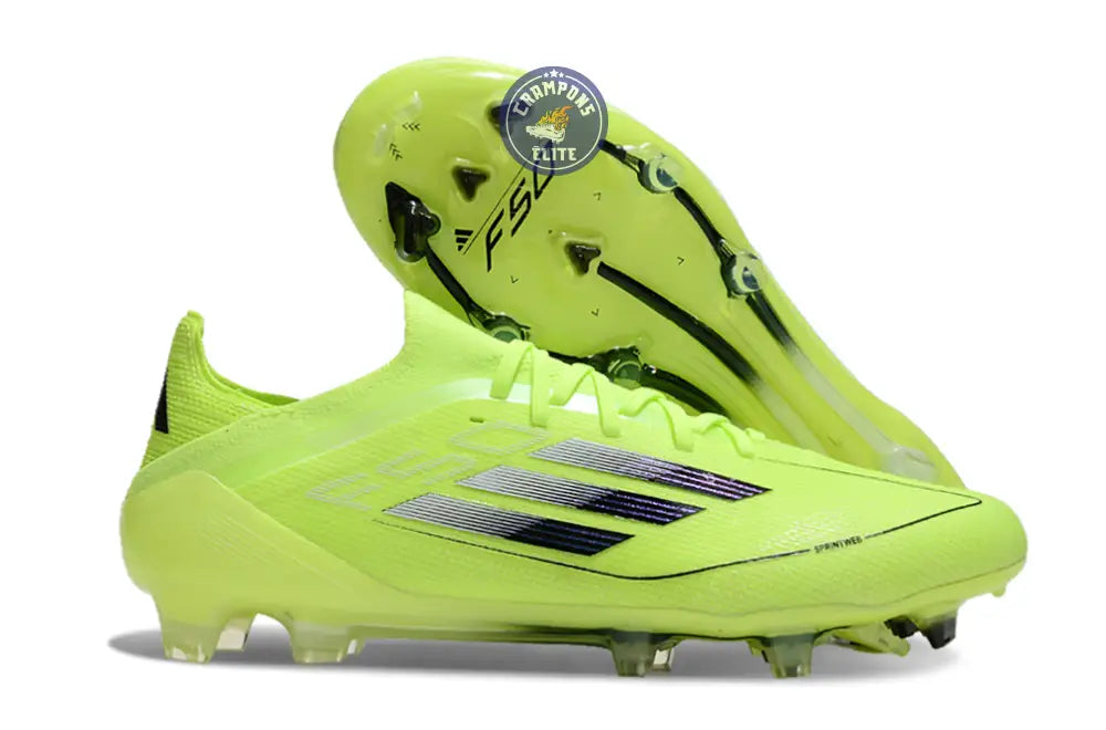 Image of F50 Elite Lacets FG - Jaune Fluo/Noir