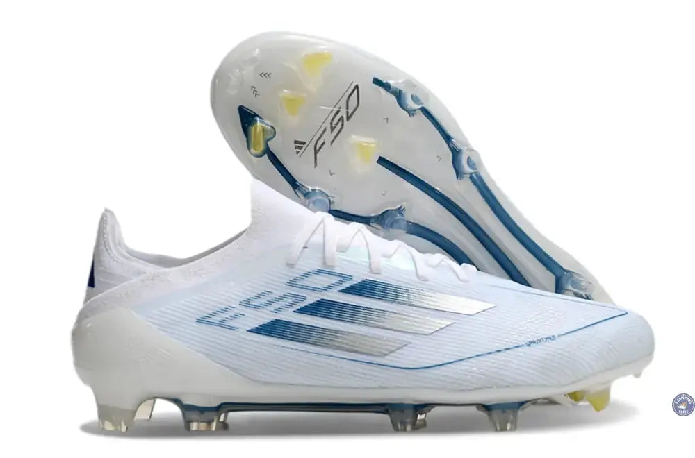 Image of F50 Elite Lacets FG Polar Victory - Blanc/Argenté/Bleu