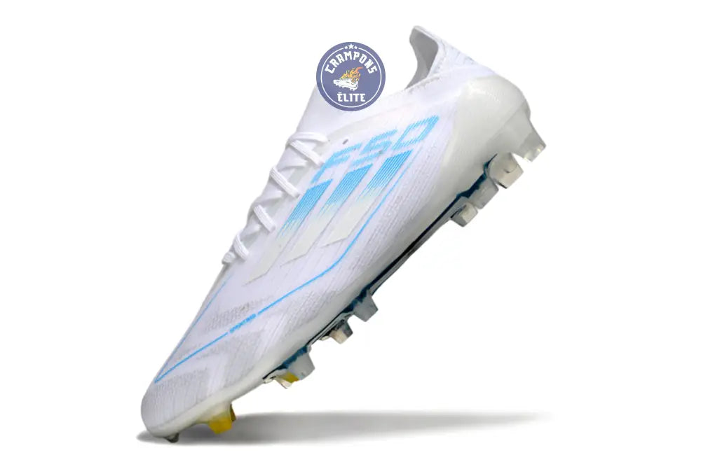 Image of F50 Elite Lacets FG Polar Victory - Blanc/Argenté/Bleu