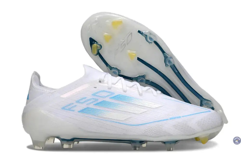 Image of F50 Elite Lacets FG Polar Victory - Blanc/Argenté/Bleu