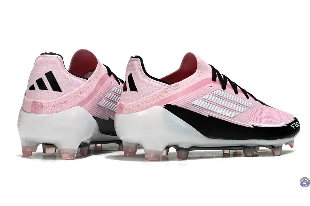 F50 Elite Lacets FG - Rose/Blanc/Noir