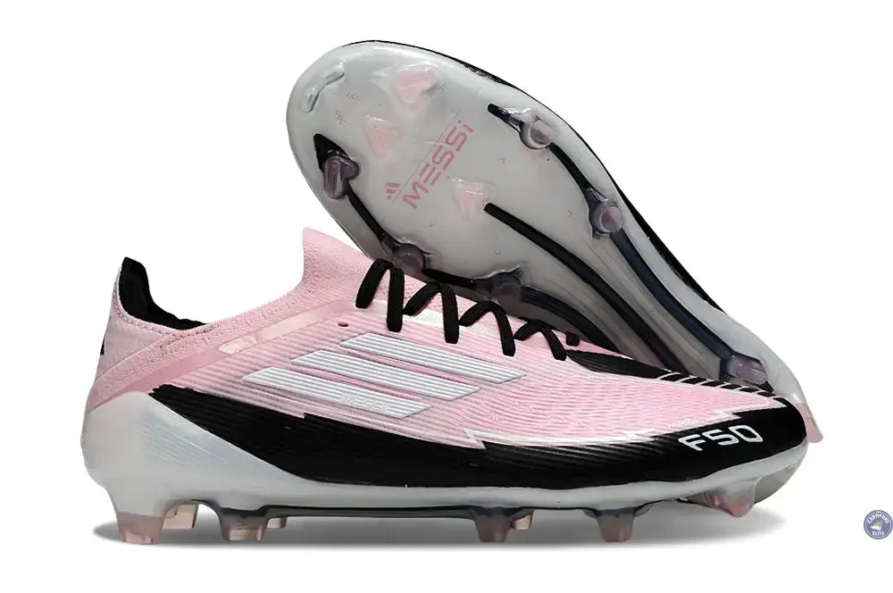 Image of F50 Elite Lacets FG - Rose/Blanc/Noir